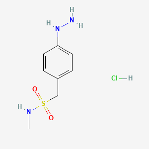 4-Hydrazino-N-methylbenzenemethanesulfonamide hydrochloride